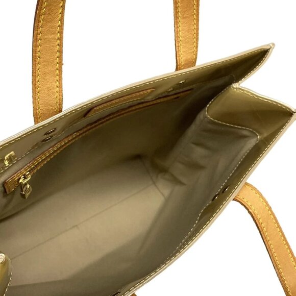 LOUIS VUITTON Reade MM Soft Beige Monogram Vernis - Handbag 220-061225 - Picture 8 of 11